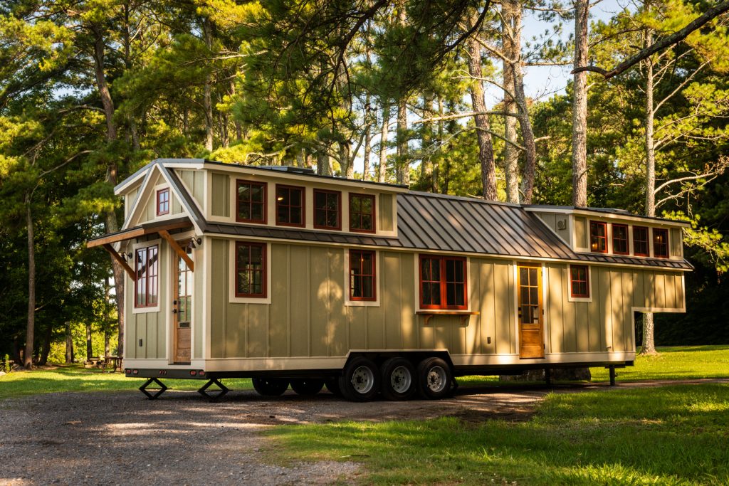 The Denali XL tiny house from the outside.
