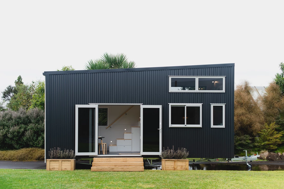 the exterior of the littlejohn tiny house
