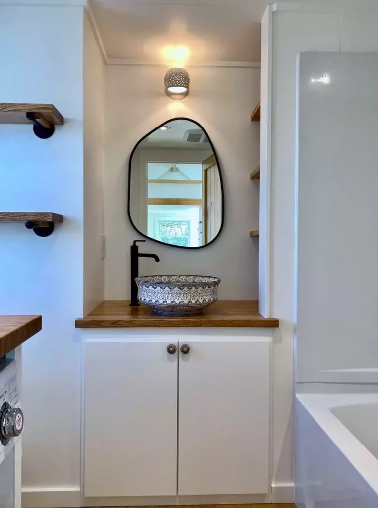 Carriagehaus tiny house bathroom vanity